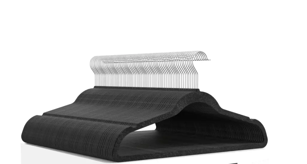 Velvet Hangers 70 Pack Non-Slip Clothes Hangers Shoulder Notches w1134dhs