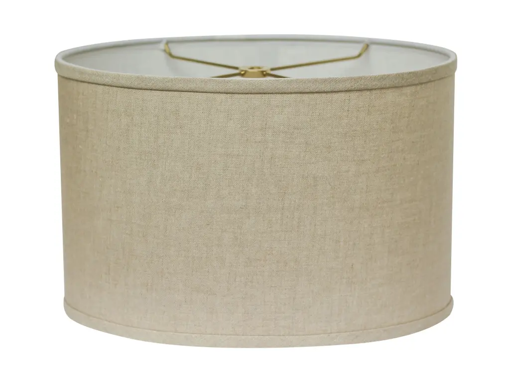 Slant Retro Oval Hardback Lampshade Washer Fitter Heather Gray Lamp Shade alabama lamp shades