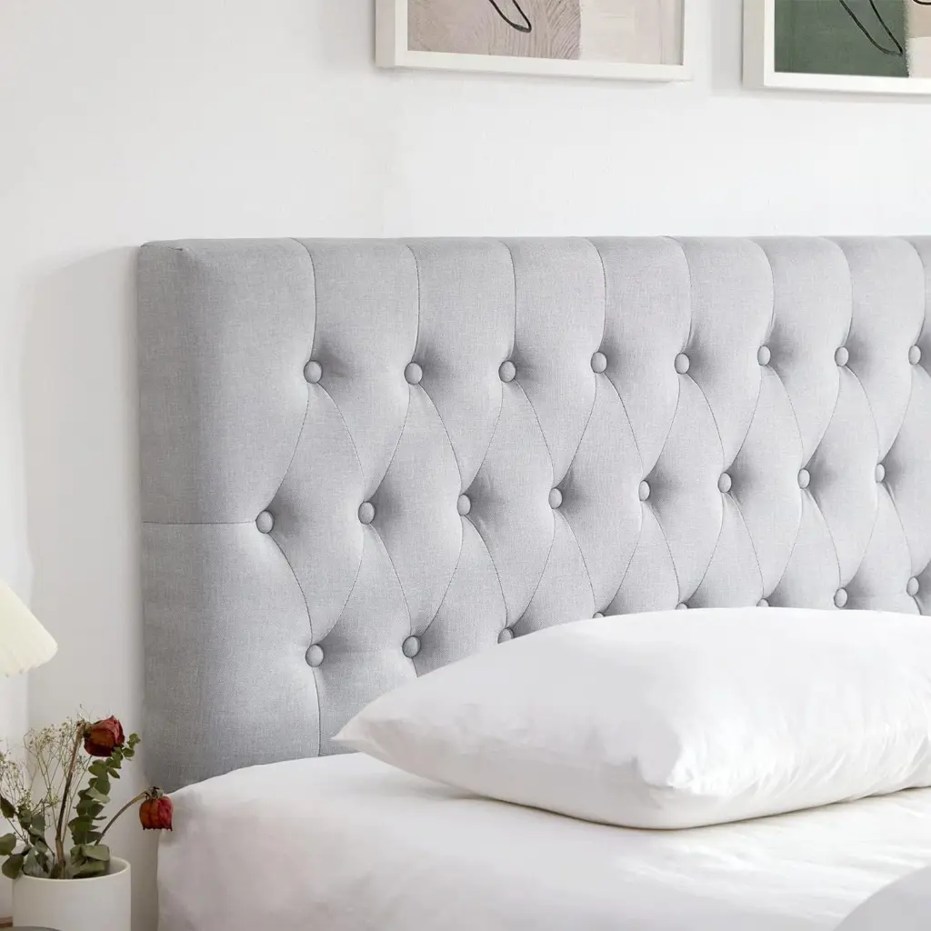 Tufted Upholstered Full Size Bed Headboard Modern Button Design xichen indoor furniture co.- ltd