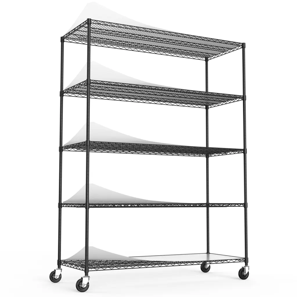 5 Tier 7500Lbs Heavy Duty Customizable Storage Rack Metal Shelf Wire Shelving Unit like it