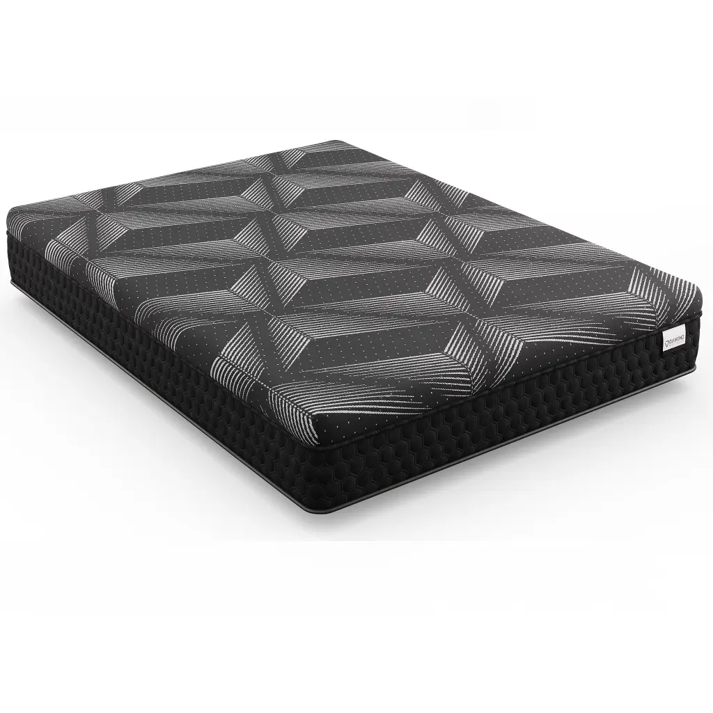 Cal King Matrix Conductive Metal Hybrid Waterfall Top 11 Inch Medium Feel Mattress diamond mattress