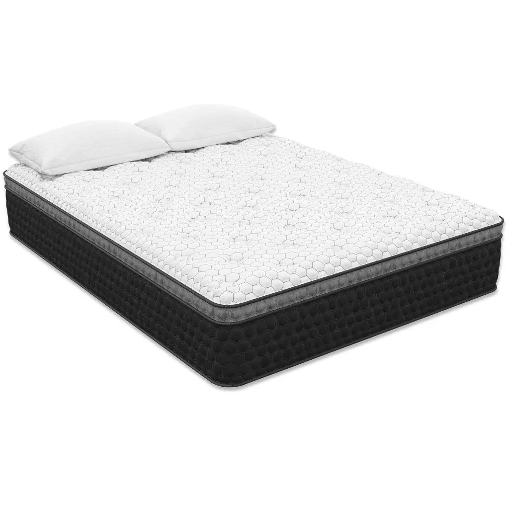 Twin Nova Lux Conductive Metal Cool Hybrid Euro Top 14 Inch Medium Feel Mattress diamond mattress