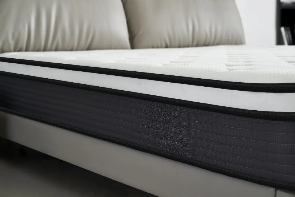 10 Inch Queen Hybrid Mattress Box Pillow Top and Bed Cushion u s pride furniture
