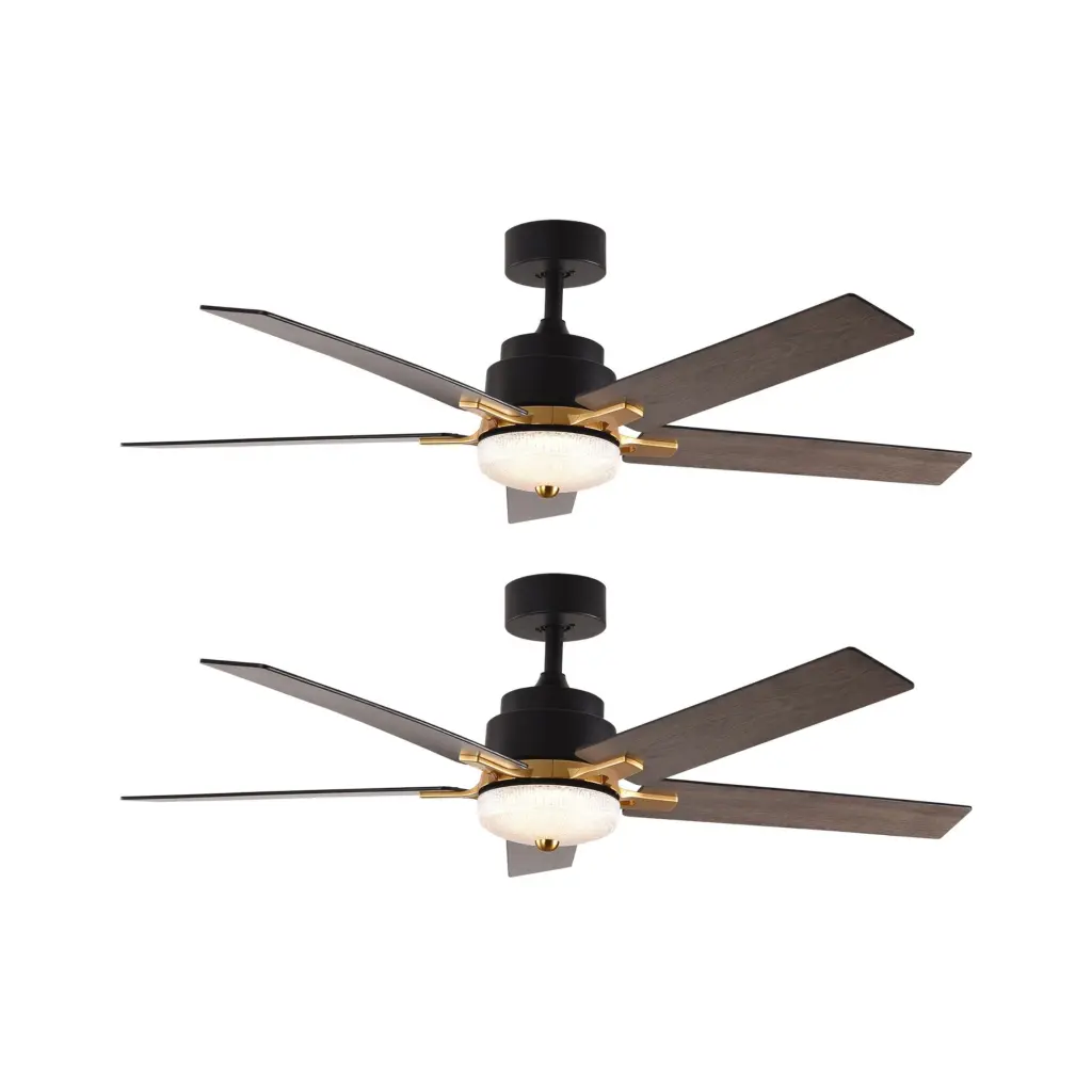 52 Inch Downrod Ceiling Fan Lights and Remote Control Modern Outdoor Indoor Fan california ceiling fans and lighting