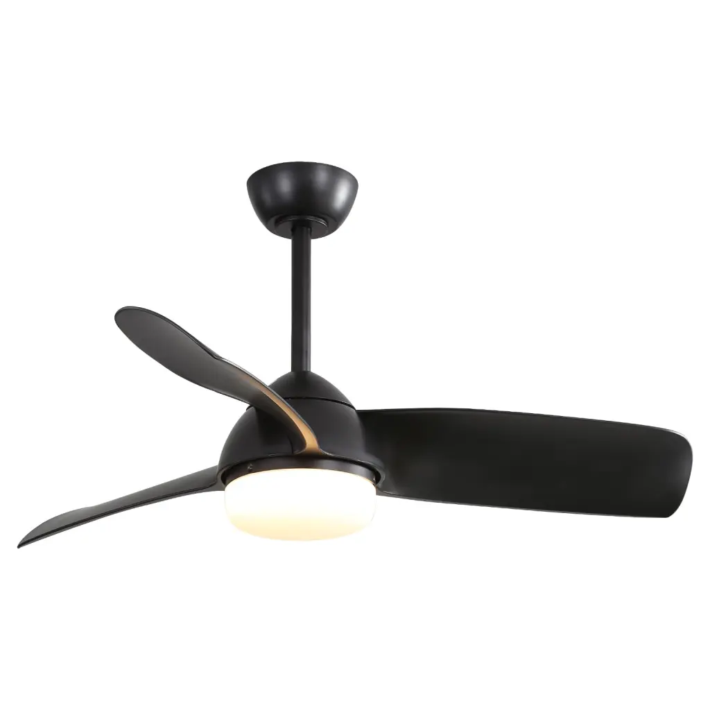 42 Inch Indoor ABS Ceiling Fan 6 Speed Remote Control Dimmable Reversible Blades Home