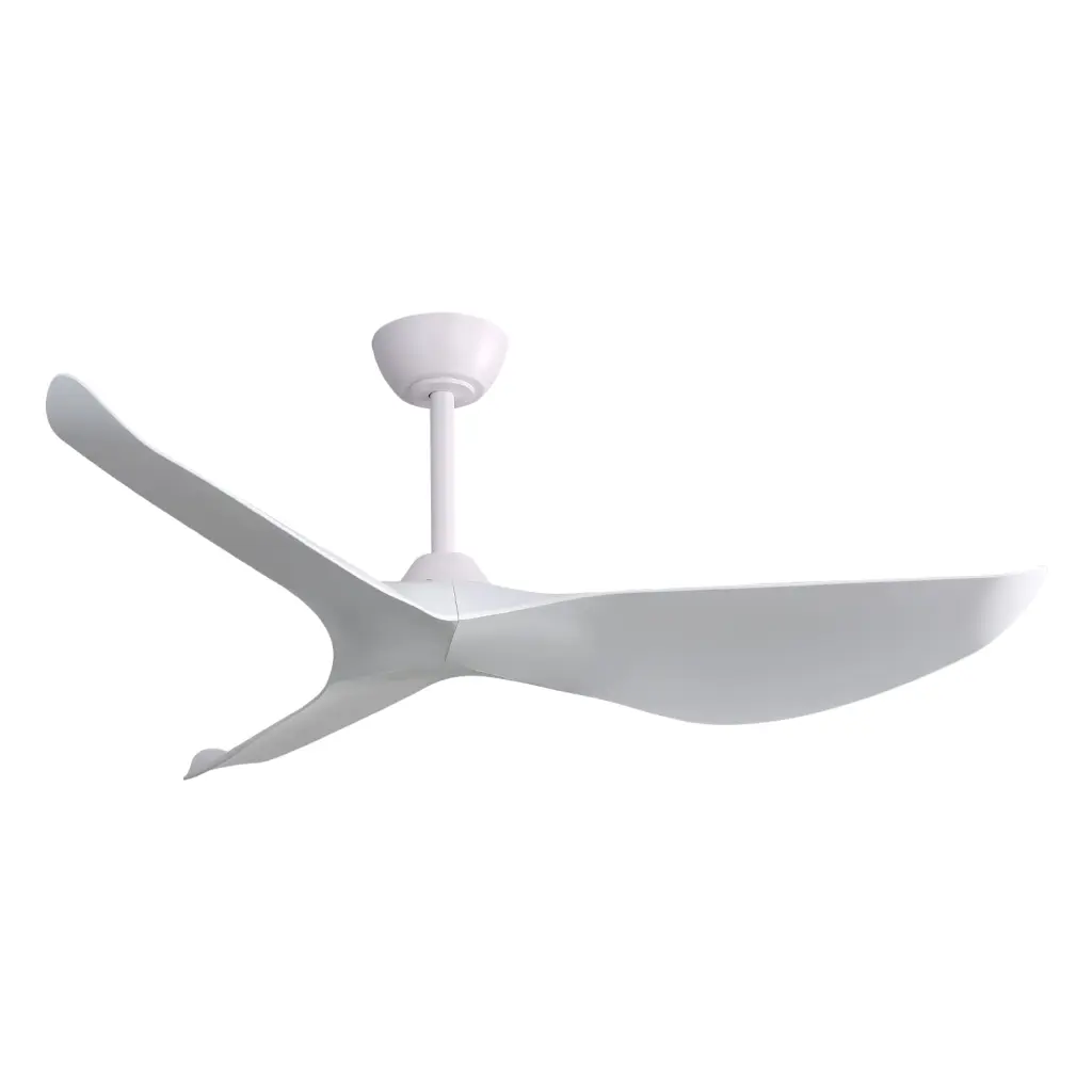 52 Inch Indoor Ceiling Fan Without Light 6 Speeds Reversible DC Motor 3 ABS Blades