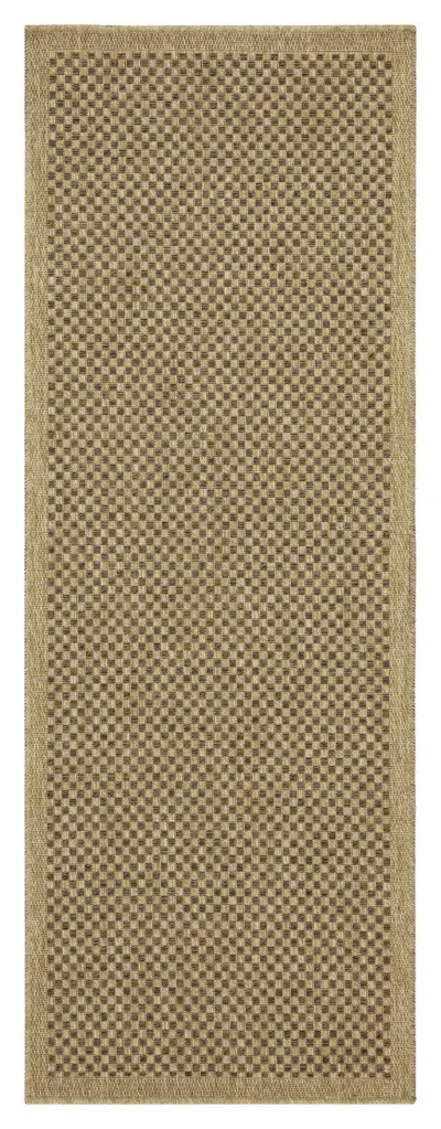 Earth GC NTL1005 Jute Mocha 2 Ft 7 X 7 Ft 3 Indoor Outdoor Area Rug icona home decor