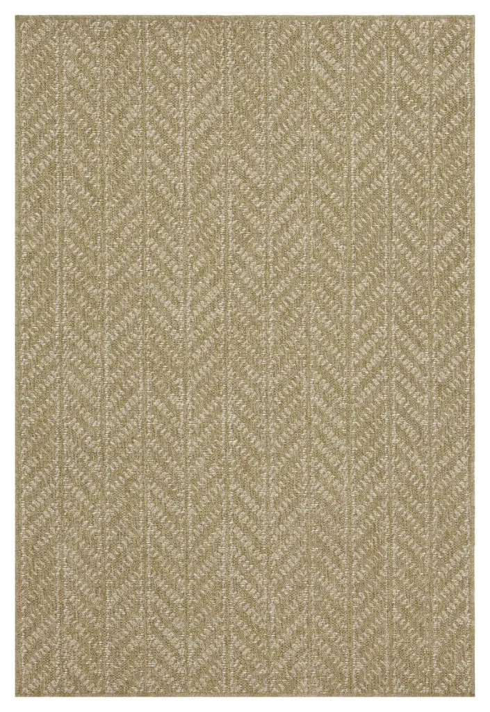 Earth GC NTL1014 Jute White 5 Ft. 3 . X 7 Ft. 3 . Indoor Outdoor Area Rug icona home decor
