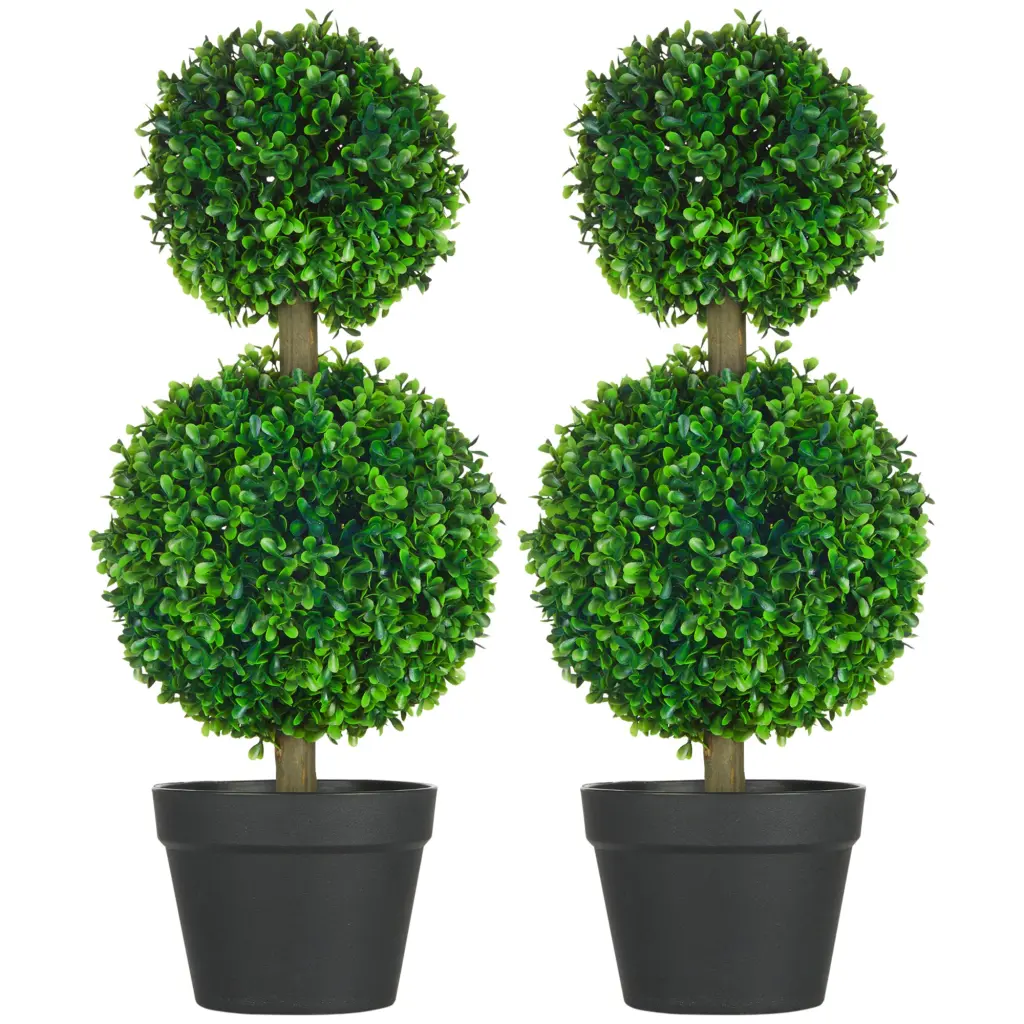 Homcom Artificial Plant Home Decor Indoor Outdoor Fake Plants Realistic aosom business