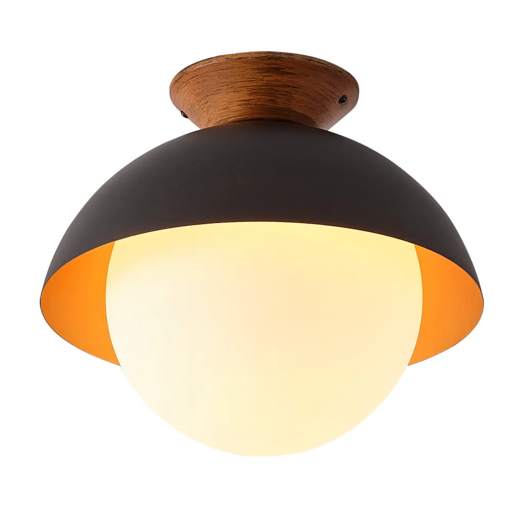Industrial Style Modern Ceiling Lights Precious Metal Finish Black gbkgoods
