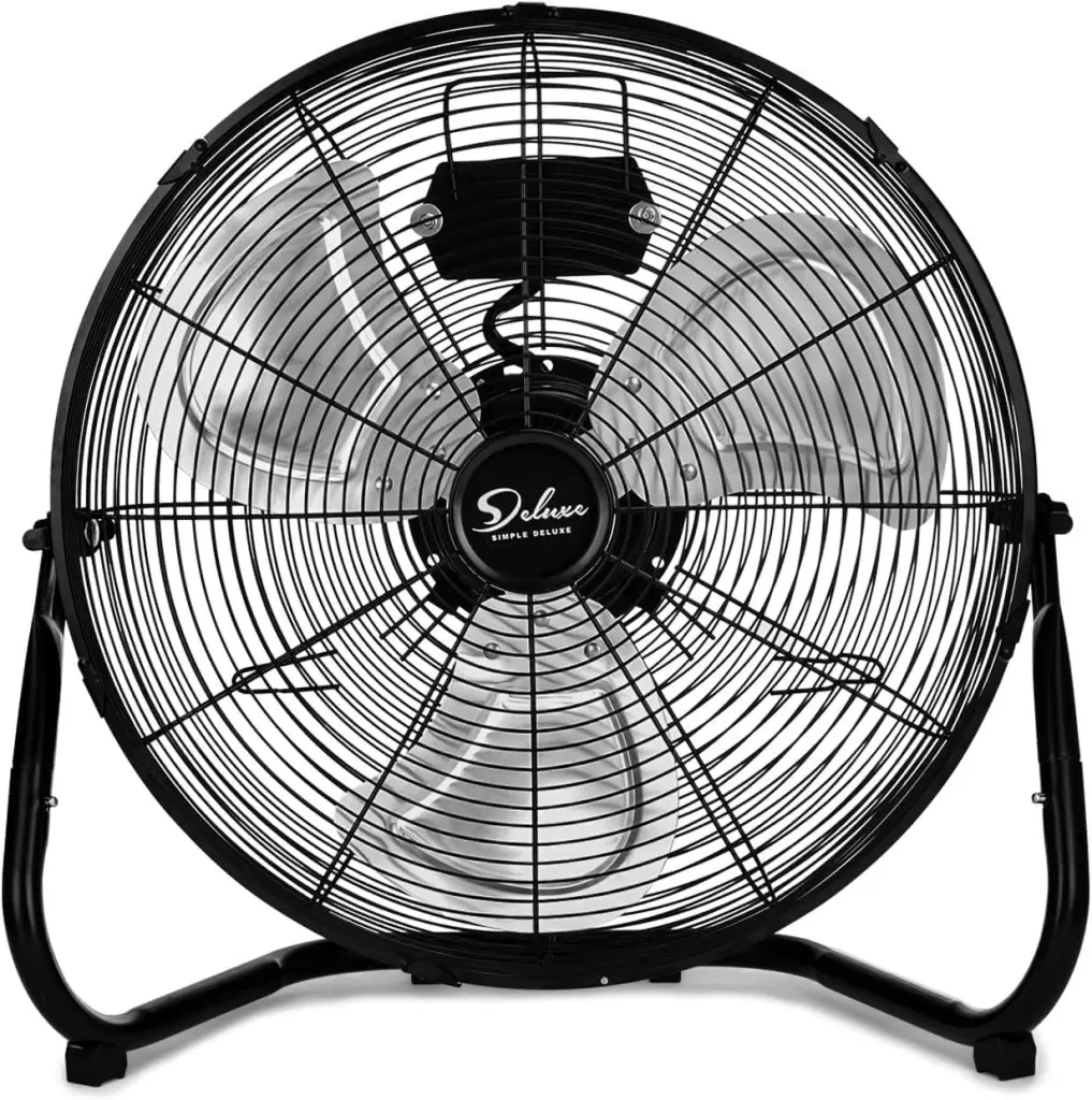 18 Inch 3 Speed High Velocity Heavy Duty Metal Industrial Floor Fan w1134dhs