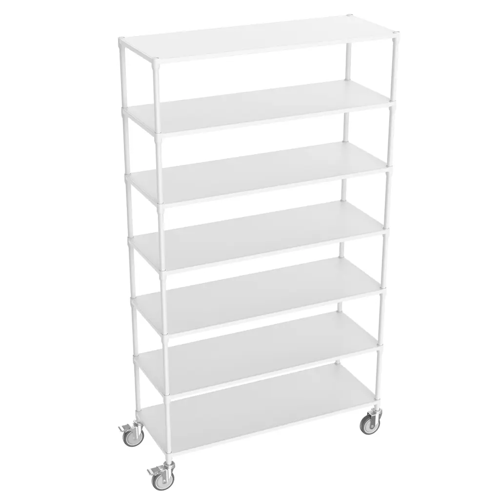 7 Tier Standing Shelf Unit 2800 Lbs Capacity NSF Metal Garage Storage like it