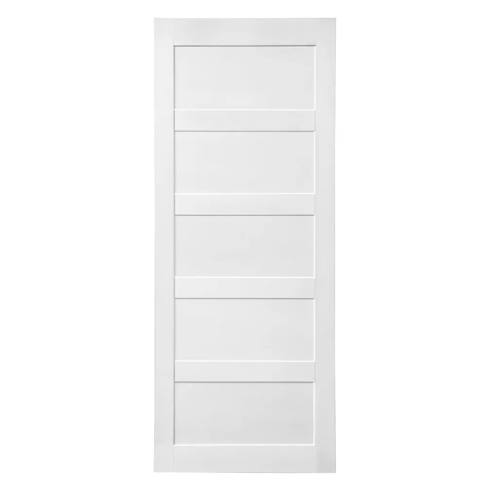 28x84 Five Grid Real Primed Door Slab DIY Panel Door Modern Interior rnb