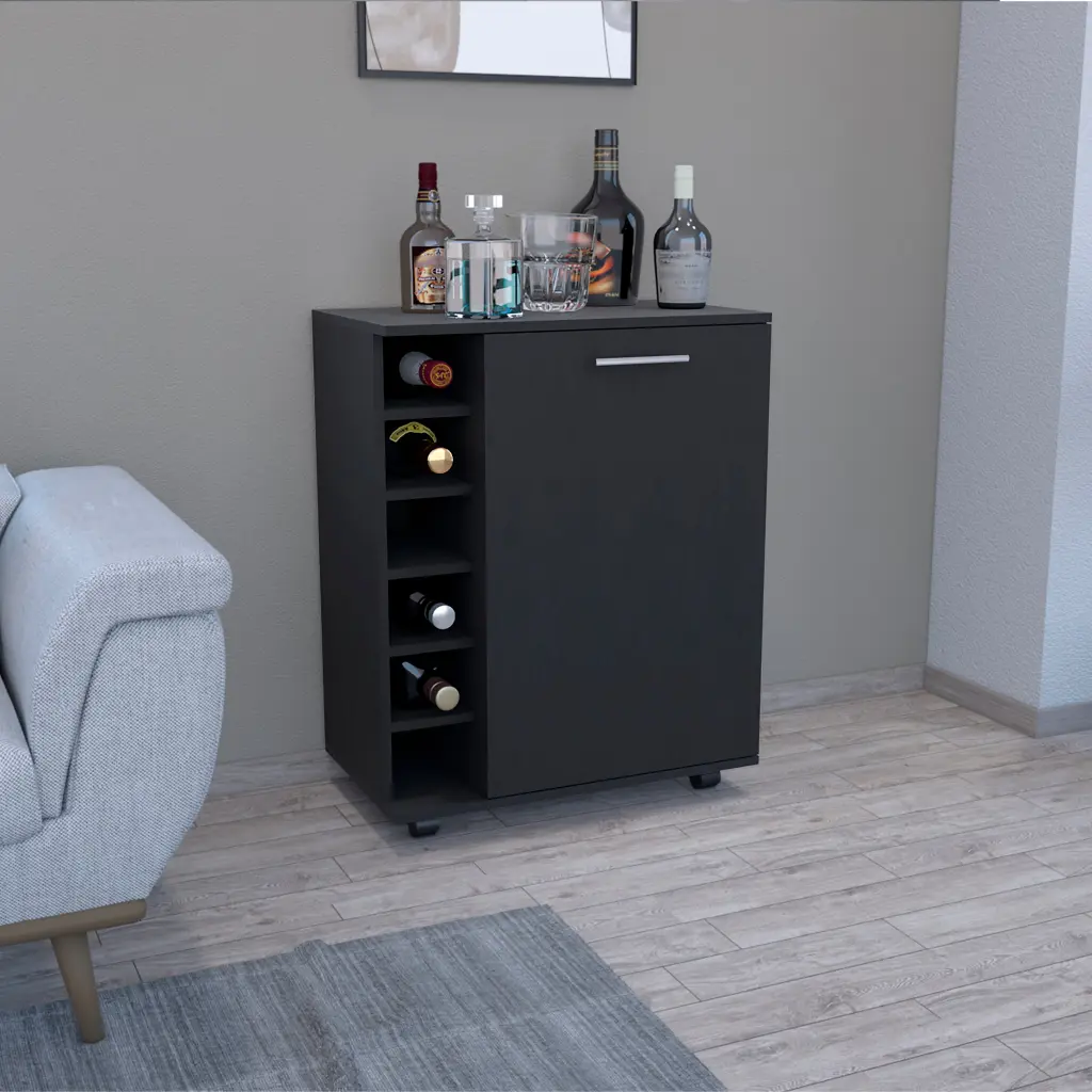 32 Inch H Black Bar Coffee Shopping Basket Kitchen Or Living Room Cabinet Storage Shelves rta muebles colombia