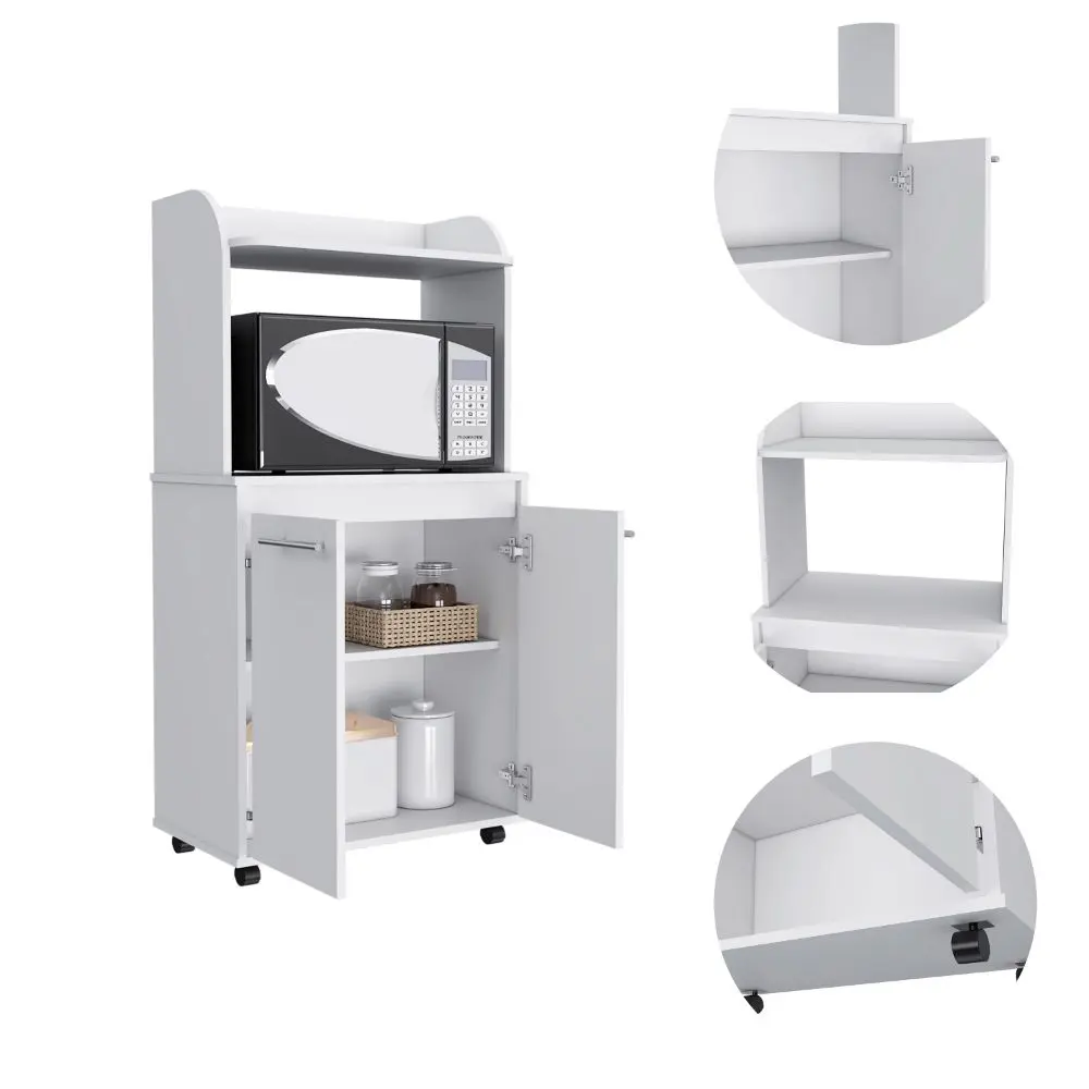 Kitchen Shopping Basket Totti Double Door Cabinet One Open Shelf Two Interior Drawers treevol furniture
