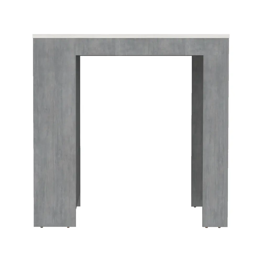 Kitchen Island Doyle Concrete Gray Ibiza Stone Hue Finish Counter Table treevol furniture