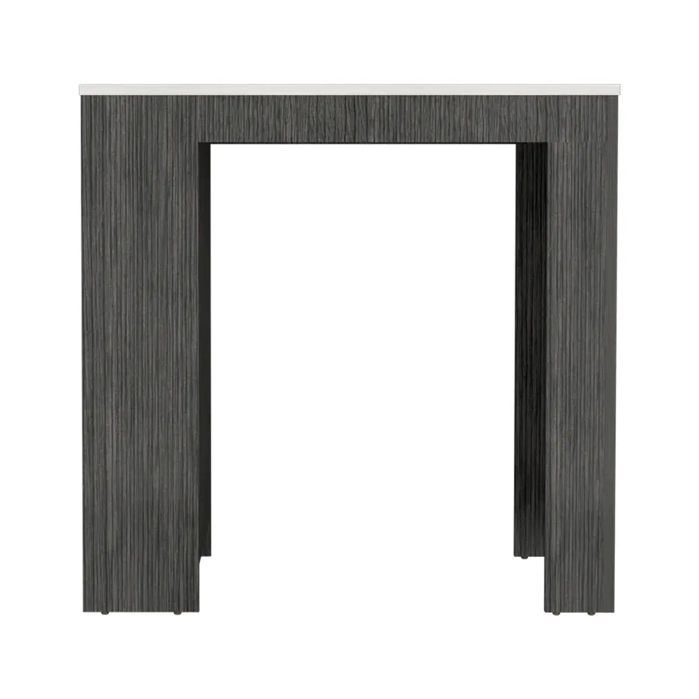 Kitchen Island Doyle Smoky Oak Ibiza Marble Finish Multi Functional treevol furniture
