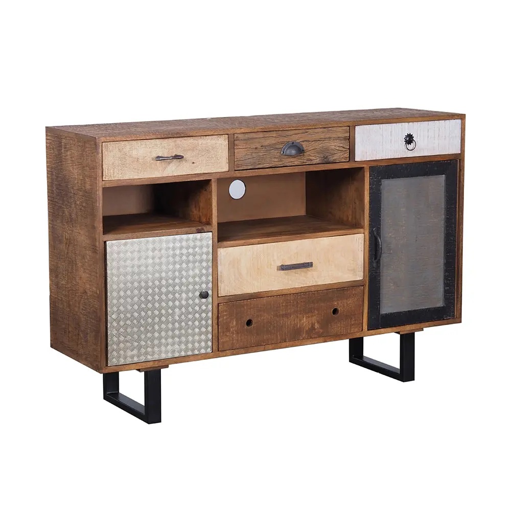 31.5X17.5X31.5 Rustic 2 Drawer Kitchen Island Primary Living Space w2078