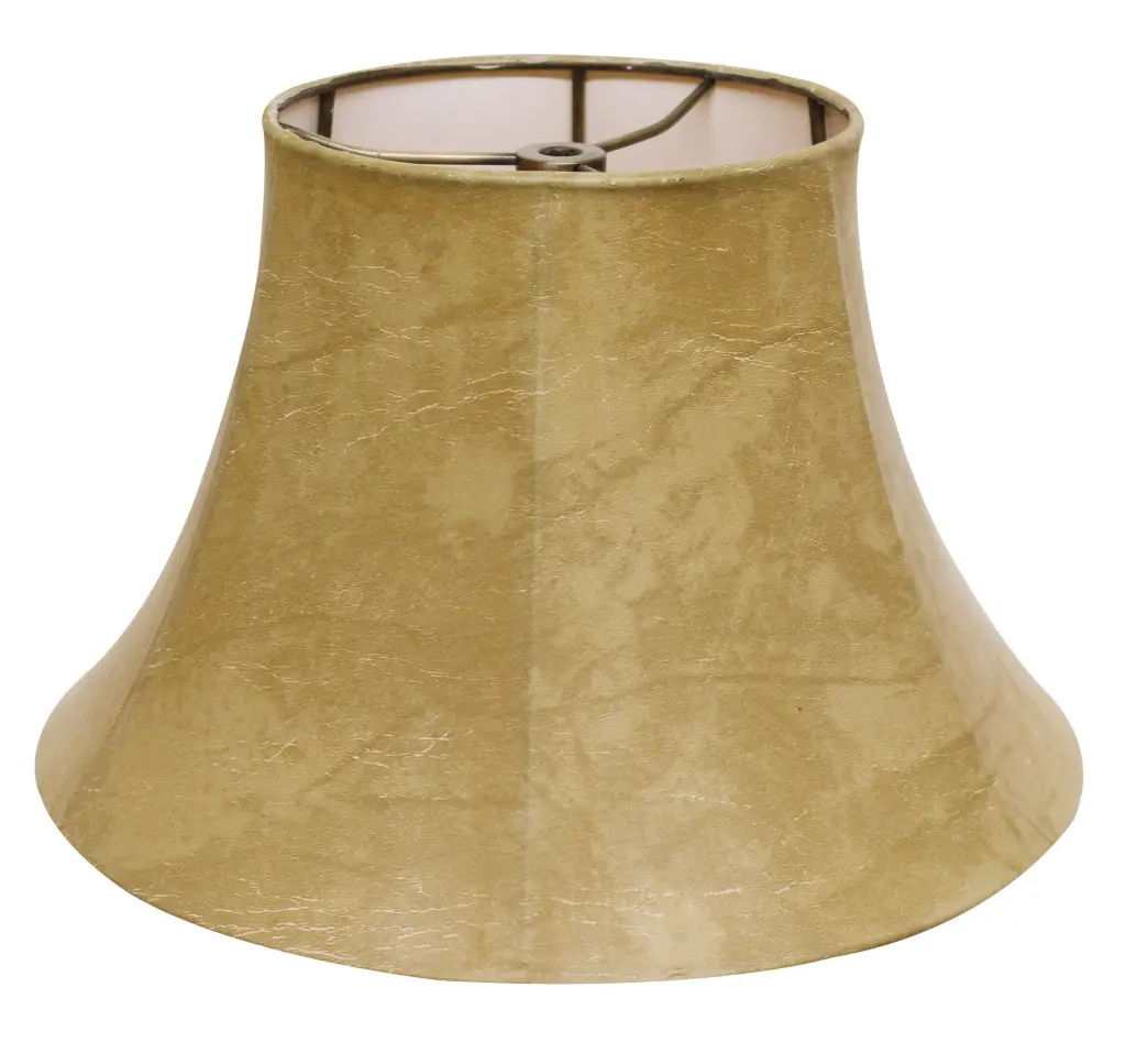 Slant Transitional Bell Faux Leather Softsupport Lampshade Washer Fitter alabama lamp shades