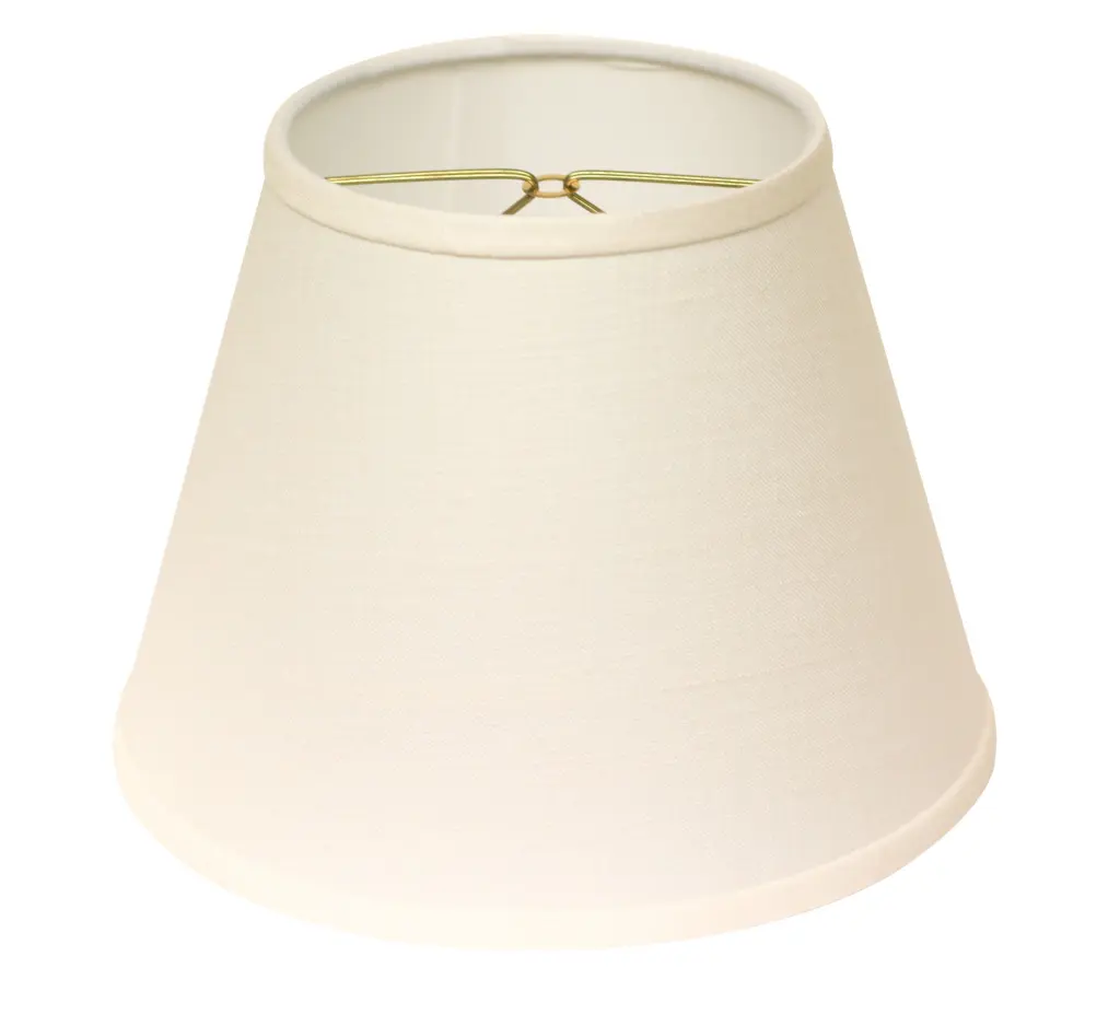 Slant Empire Hardback Lampshade Bulb Clip White White Linen Lamp Cover alabama lamp shades