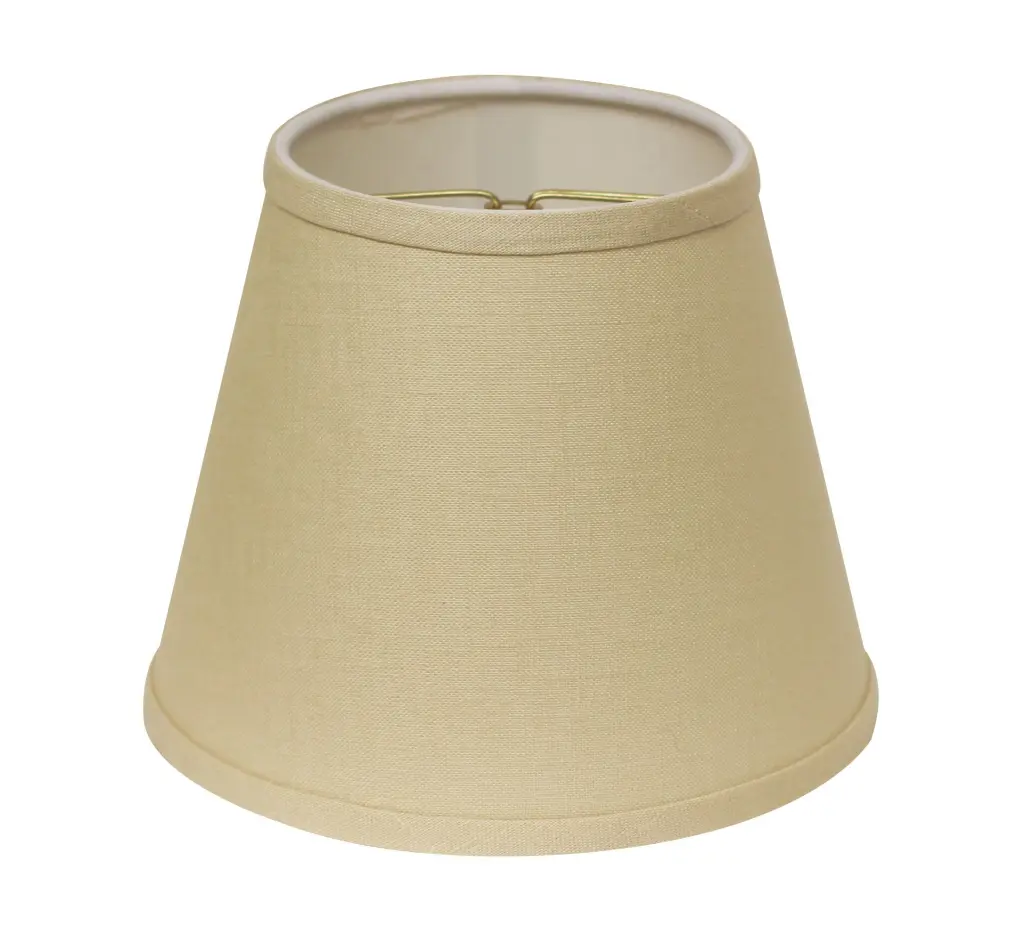 Slant Empire Hardsupport Lampshade Bulb Clip Beige Linen Lamp Shade alabama lamp shades