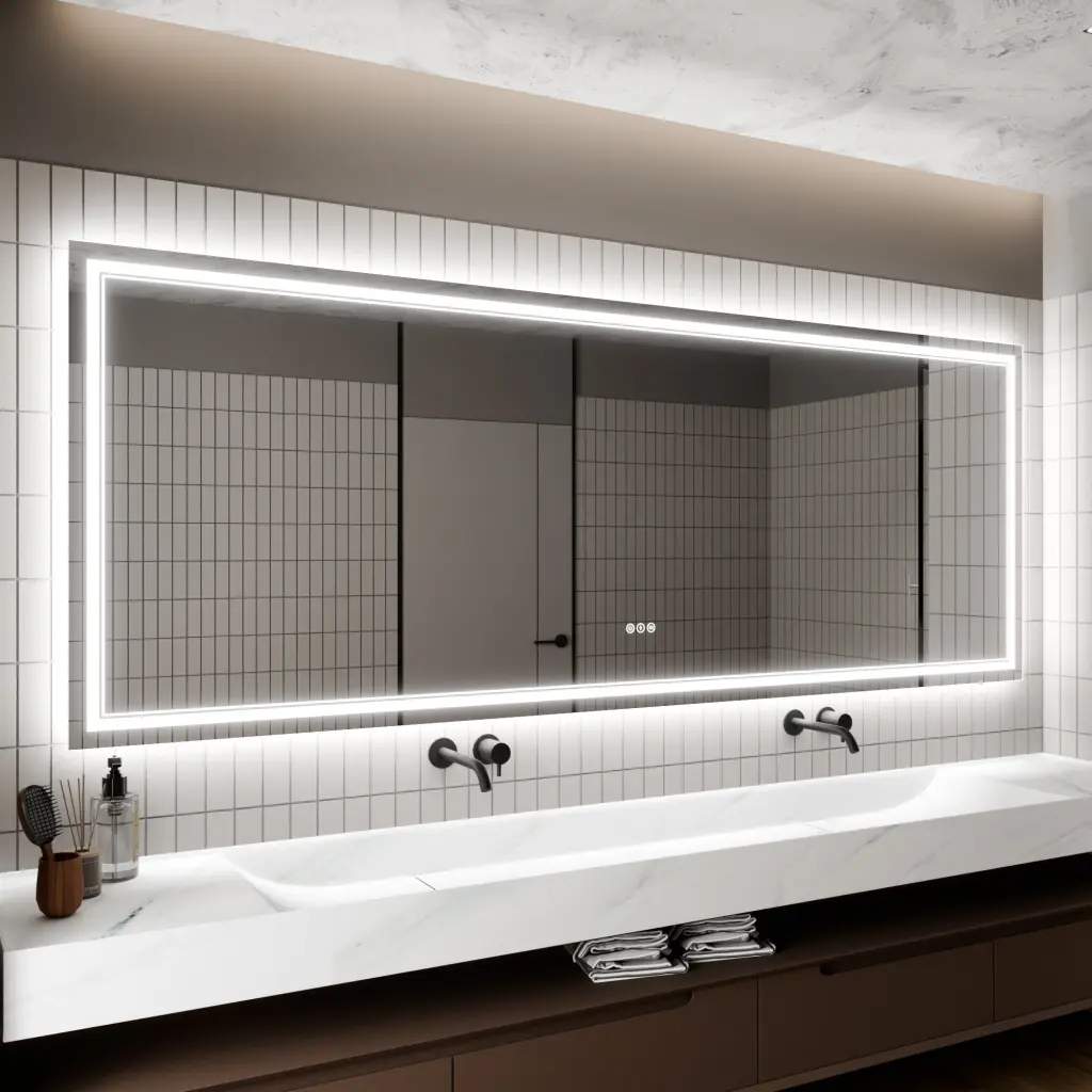 36x96 Inch LED Bathroom Vanity Mirror Lights - Modern and Functional global chain solutions
