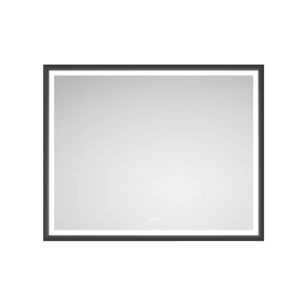 60In W X 48In H LED Lighted Bathroom Wall Mounted Mirror High Clarity rnb