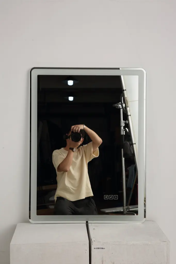 24X40 Inch LED Bathroom Mirror Vanity Mirror Front Lights Wall Mounted w2071
