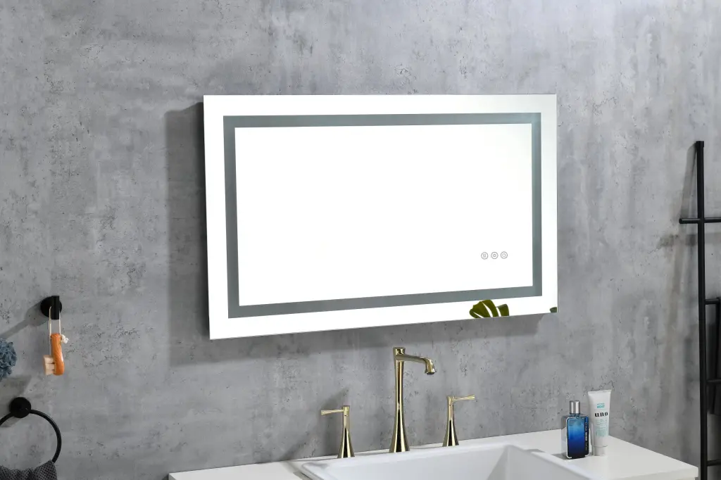 40 X32 LED Bathroom Mirror Front and Backlight Dimmable w928 dongtu group