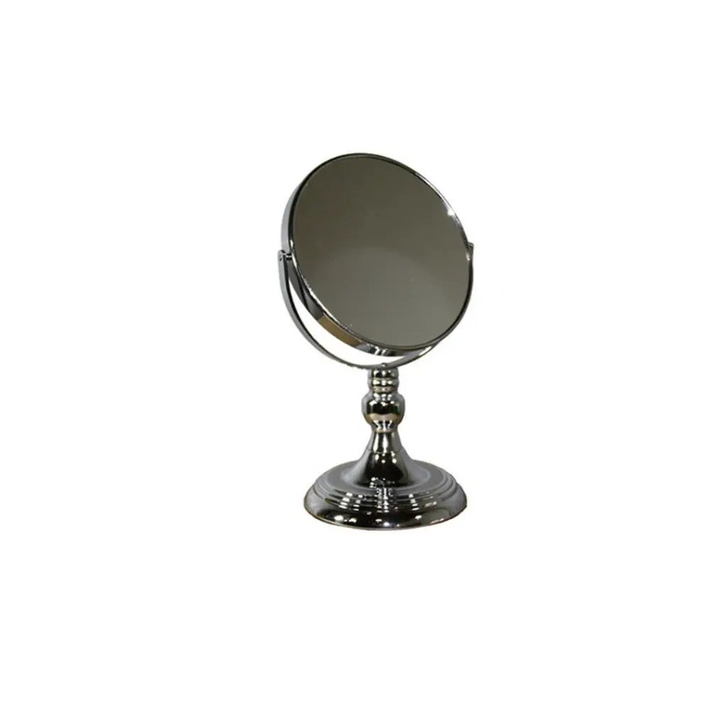 6.5 Inch Diameter Chrome Make Up Mirror X7 Magnification Shiny Metal Finish california home