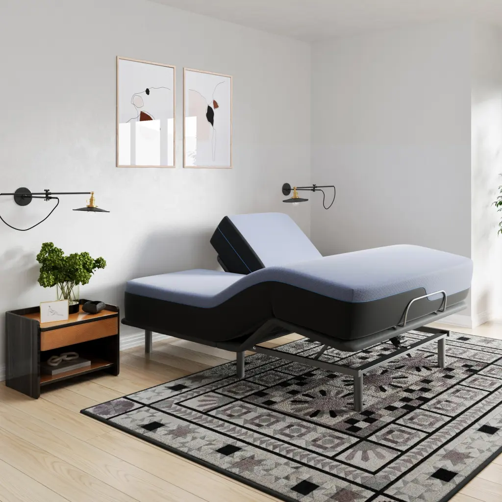 12 Inch Refresh Flex Head Latex Foam Hybrid Bedding Customizable Mattress bridgevine home