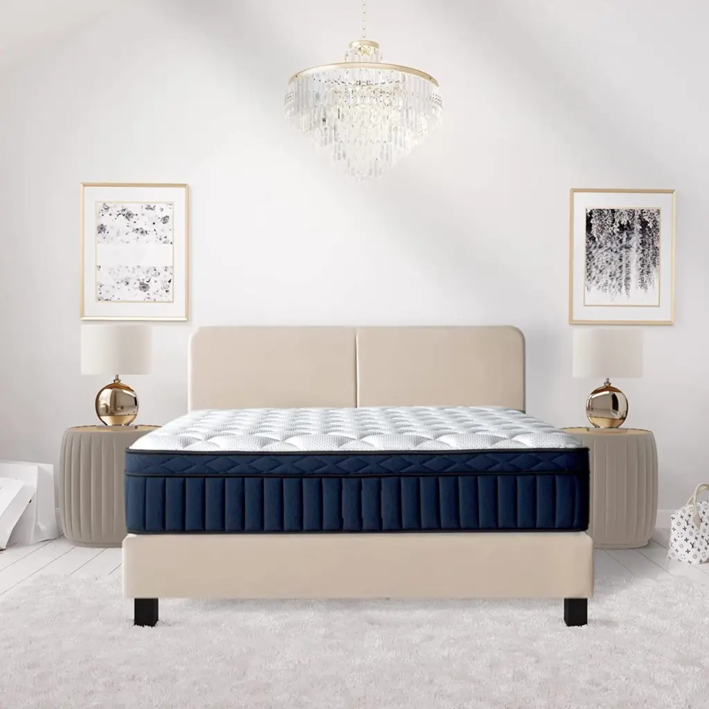 Twin XL Tranquility 12 Inch Medium Pillow Top Memory Foam Mattress brn sleep products