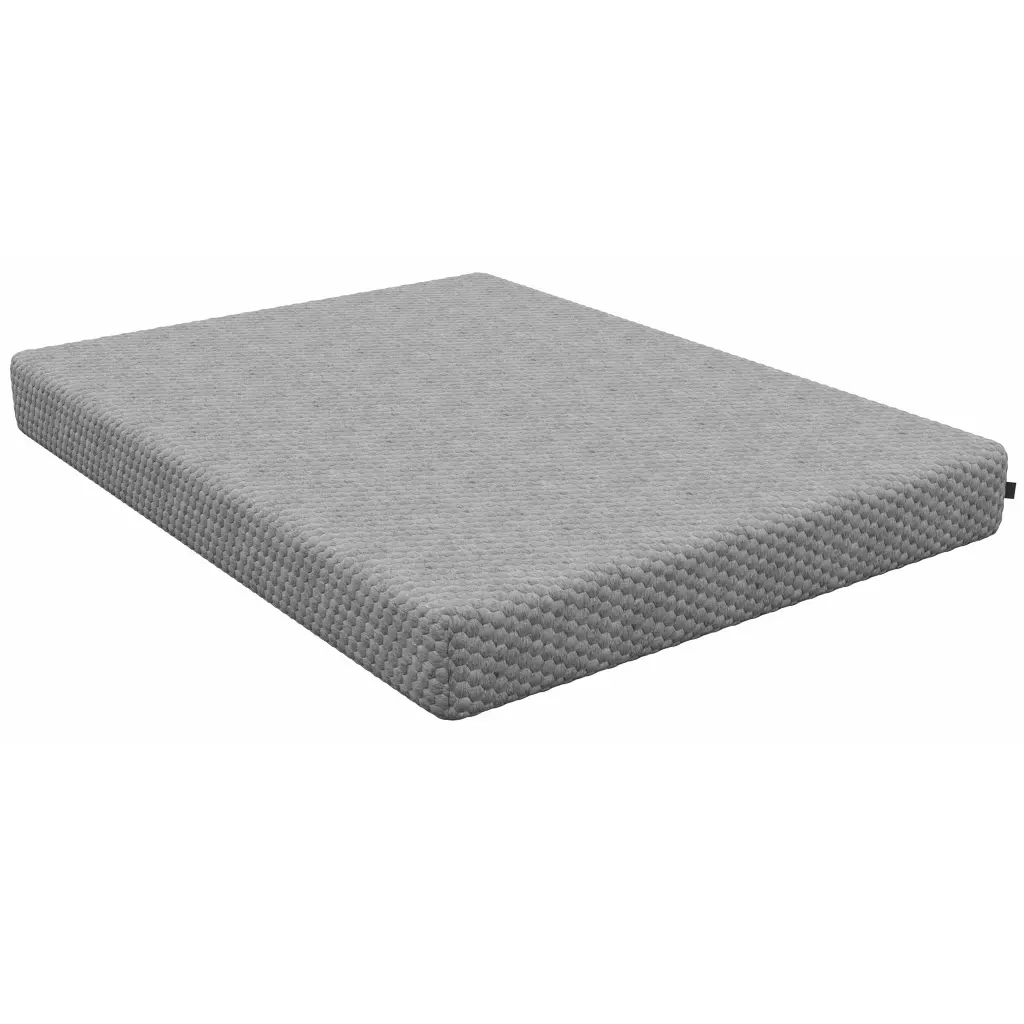 King Greyson All Foam Cool Gel Waterfall Top 8 Inch Medium Mattress White Polyurethane diamond mattress