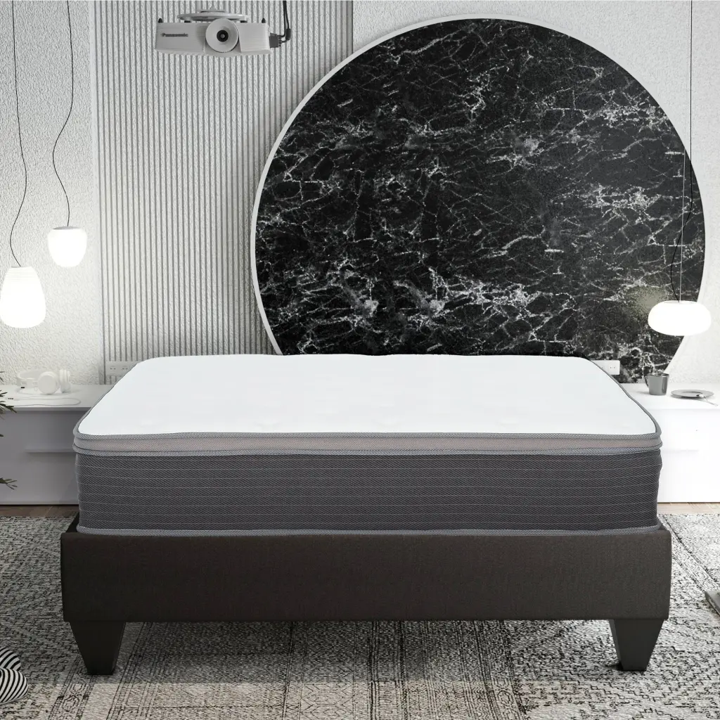 12 Inch King Pocket Spring Hybrid Mattress Bed Box Plush Euro Top kanepe