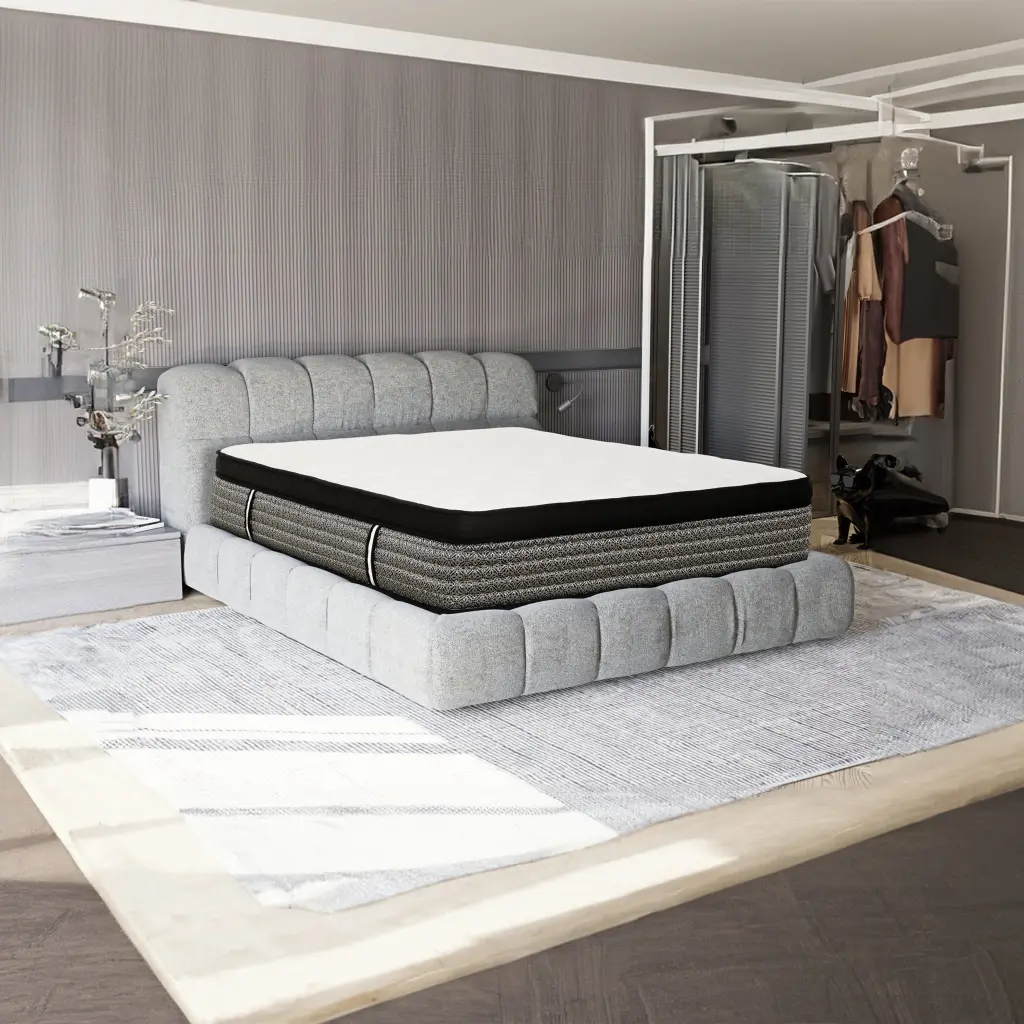 Luxury 16 Inch Full Size Pocket Coil Hybrid Bedding Ultra Plush Gel Foam kanepe