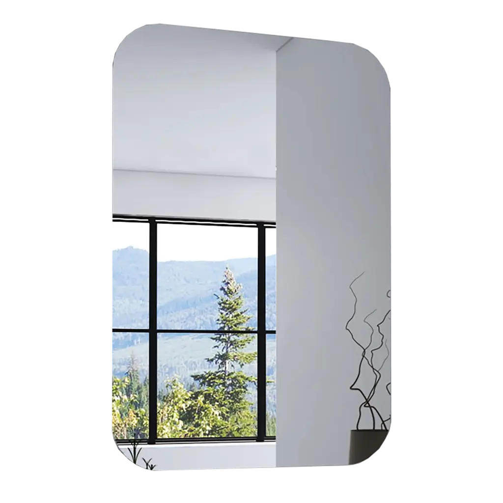 Kenya Double Door Medicine Cabinet Mirror and Four Shelves fm furniture