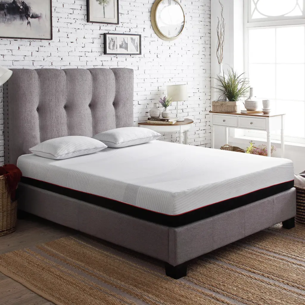 10 Inch Cooling Copper Infused Memory Foam Mattress Full Size Adults bridgevine home