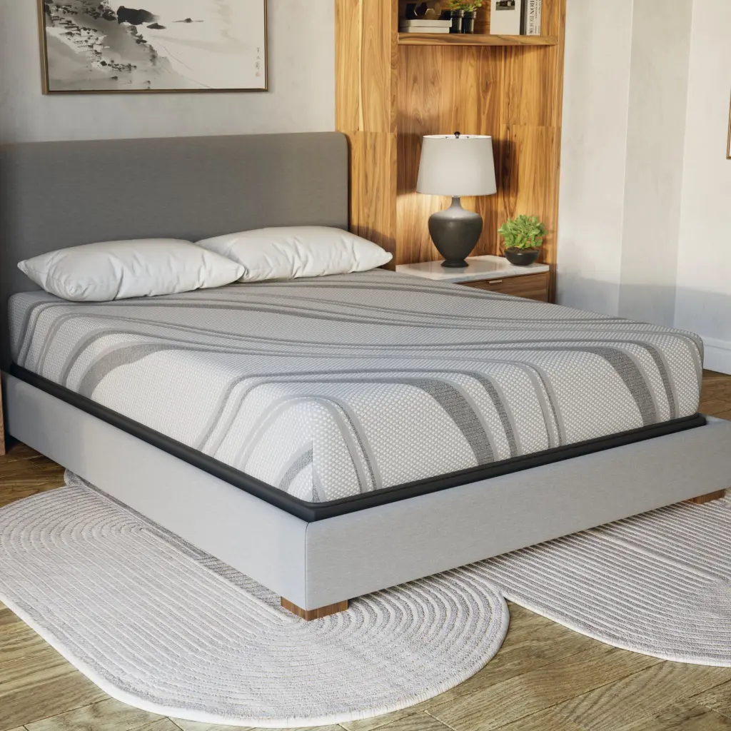 10 Inch Pro Gel Foam Medium Twin Mattress Gray Memory Foam Twin Size diamond mattress