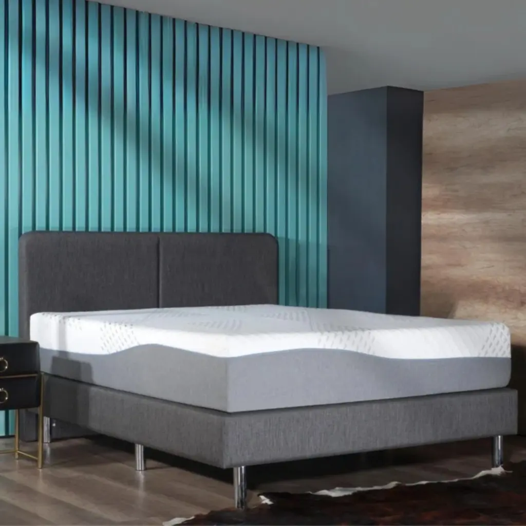King Hopewell 12 Inch Cooling Gel Memory Foam Mattress brn sleep products