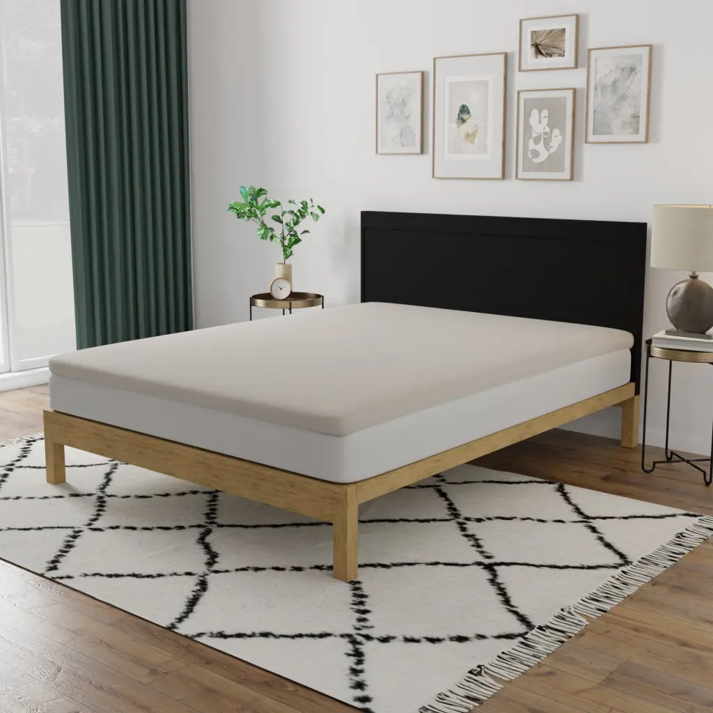 3 Inch Gel Memory Foam Topper Twin Size White Foam motiontrend