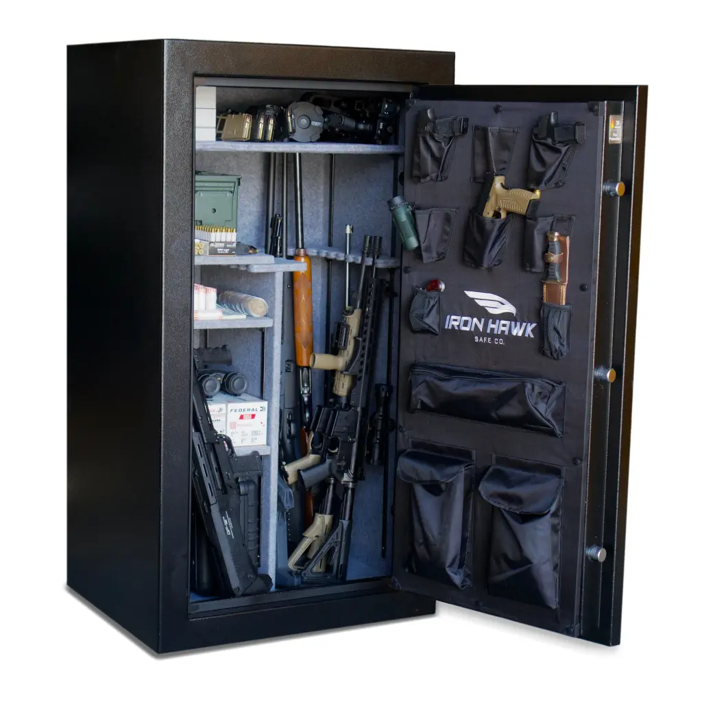 36 Inch Safe Matte Black Alloy Metal iron hawk safe