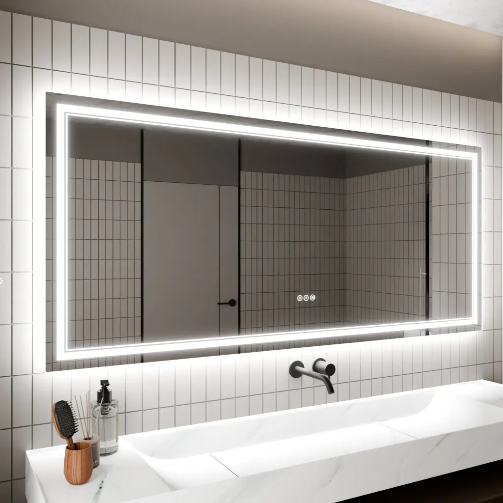 LED Bathroom Mirror 32x72 Inch Vanity Mirror Lights global chain solutions