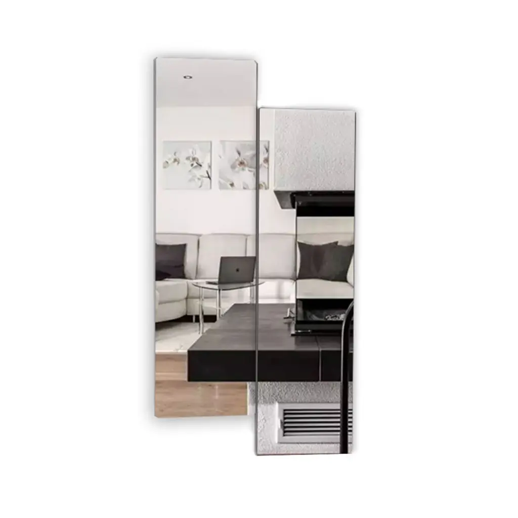 Bathroom Gown and Cosmetics Mirror Decorative Living Room Mirror Set 2 smarthome furniture