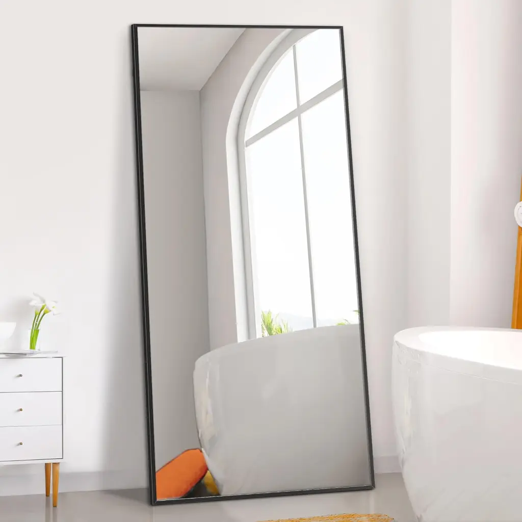 Dolonm 71X32 Inch Full Length Mirror Modern Design Standing Floor Mirror Bedroom t2956