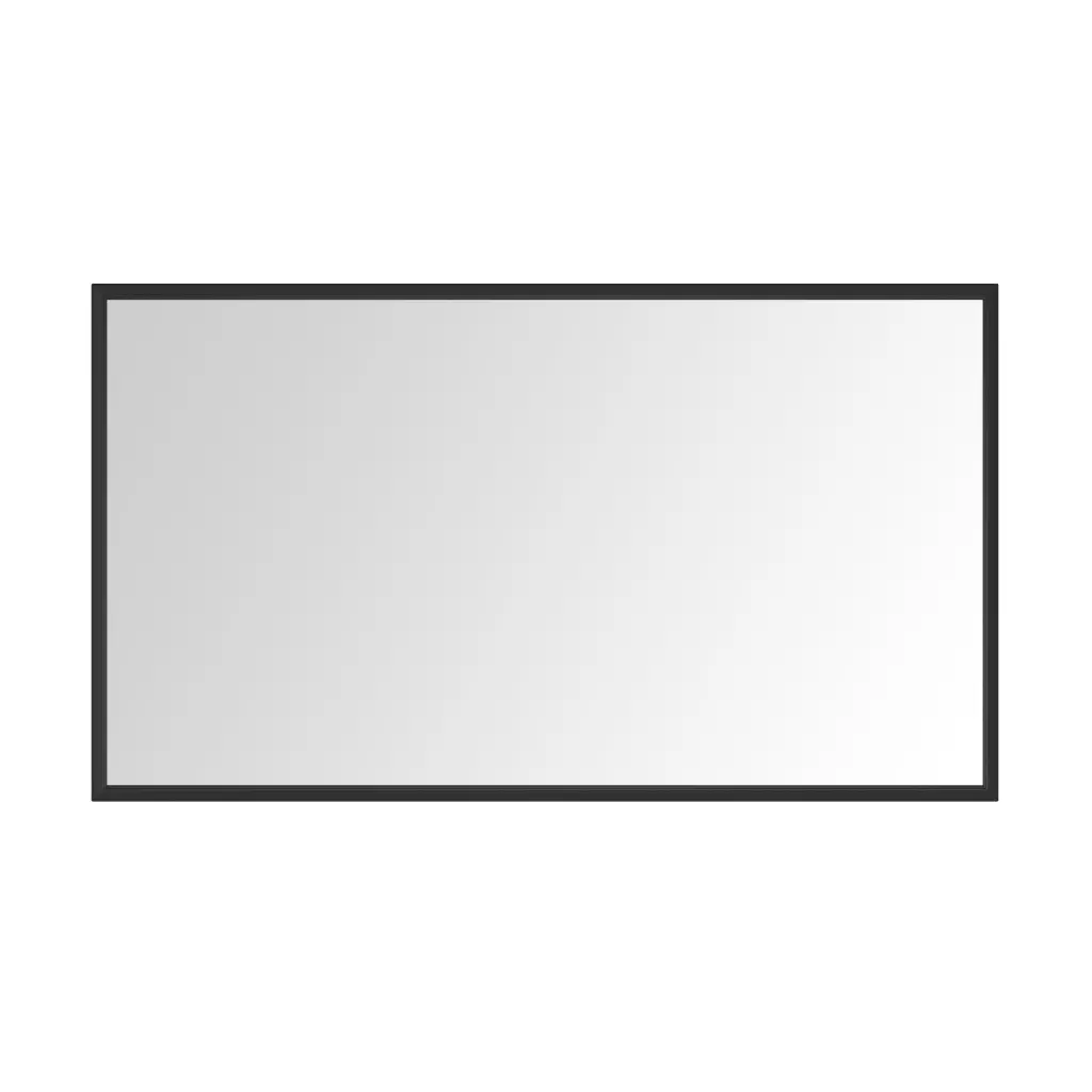 96 Inch Wide Rectangle Metal Framed Bathroom Mirror Wall Modern Vanity Mirror w1272-deen