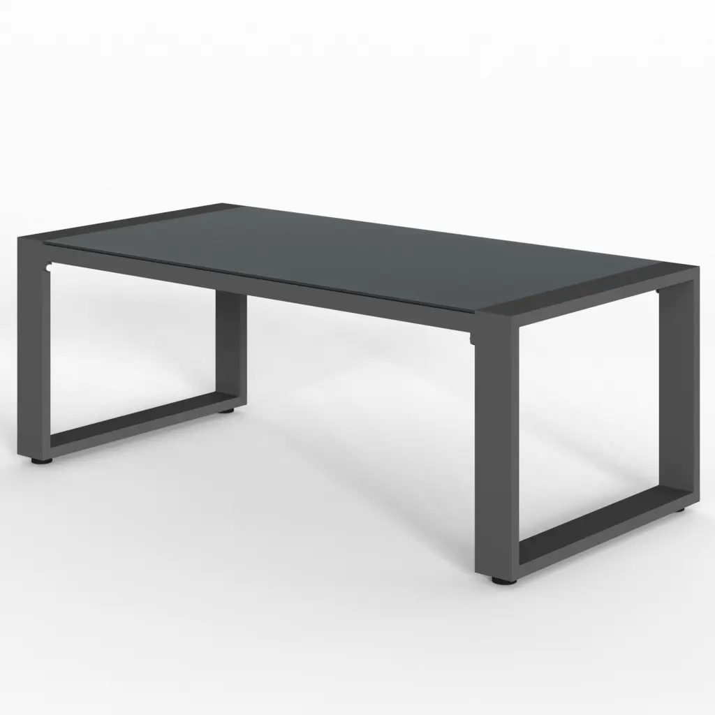 Coffee Table Powder Coated Light Metal and Crystal Featherweight Table Versatile Modern Design tradeber