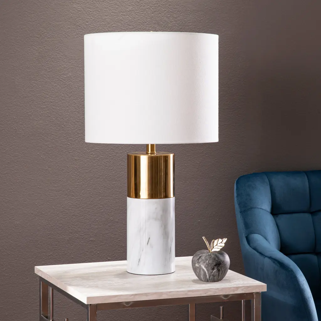 Milvy Table Lamp White Ferrous Metal sei