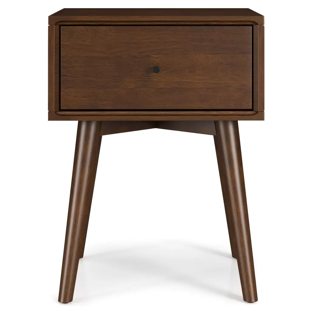 Avery Solid Timber Night Stand Brown Solid Timber Bedside Table ashcroft furniture