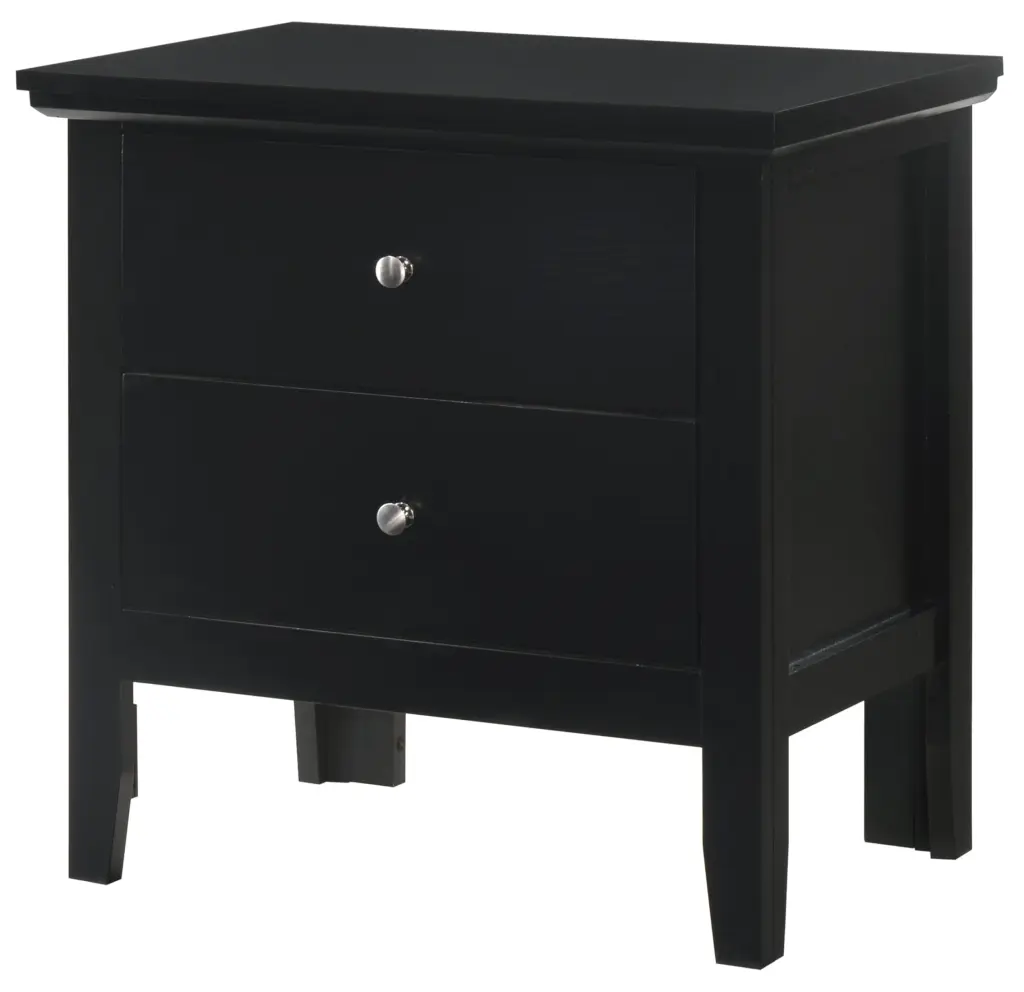 Primo G1336 N Nightstand Black Particle Board glory furniture