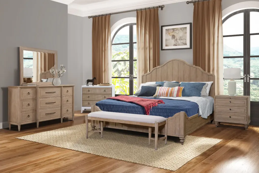 3 Drawer Nightstand Sand Finish Sand Solid Timber Mdf ihomefurnishings